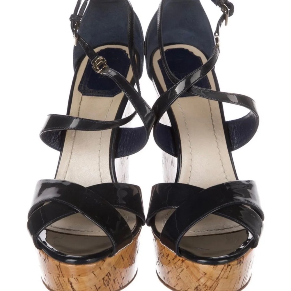 38/8 Christian Dior Wedges Preloved
